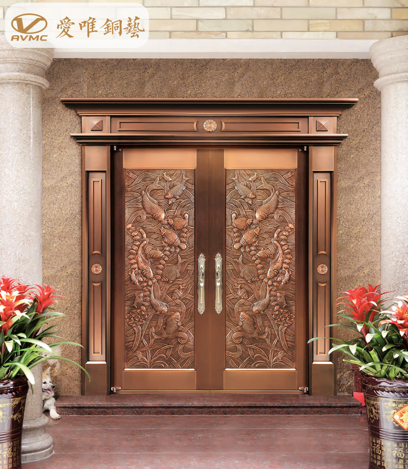 愛(ài)唯銅藝別墅入戶(hù)門(mén)