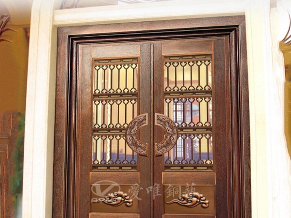 廣東別墅銅門(mén)廠家愛(ài)唯銅藝——新中式銅門(mén)款式“書(shū)香門(mén)第”