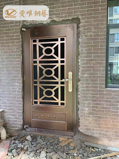 愛(ài)唯銅藝銅門(mén)工程案例