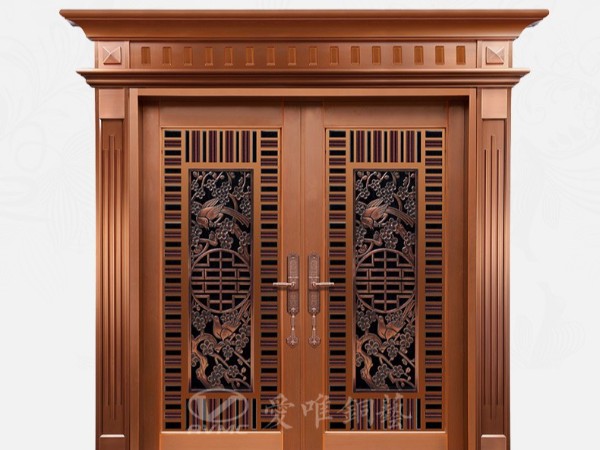 廣東別墅銅門(mén)廠家愛(ài)唯銅藝——?jiǎng)e墅銅門(mén)款式“暗香疏影”