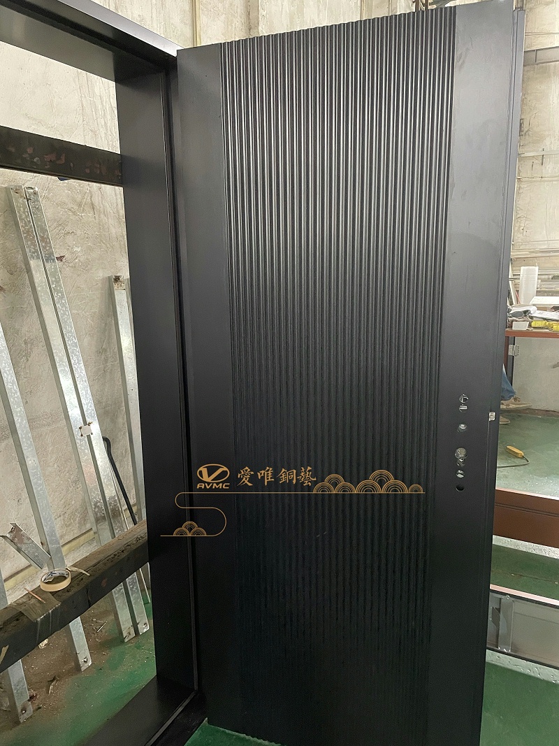 佛山別墅銅門簡(jiǎn)約銅門 (2)