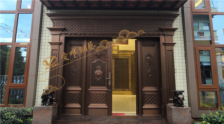 愛唯銅門真銅門廠家